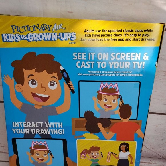Mattel Games Pictionary Air Kids vs Grown-Ups Family Drawing Game Gift - Picture 8 of 12